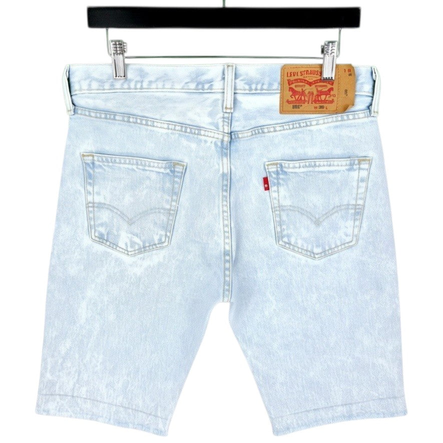 Levis 501 Jeans Light Blue Acid Wash Denim Shorts W31
