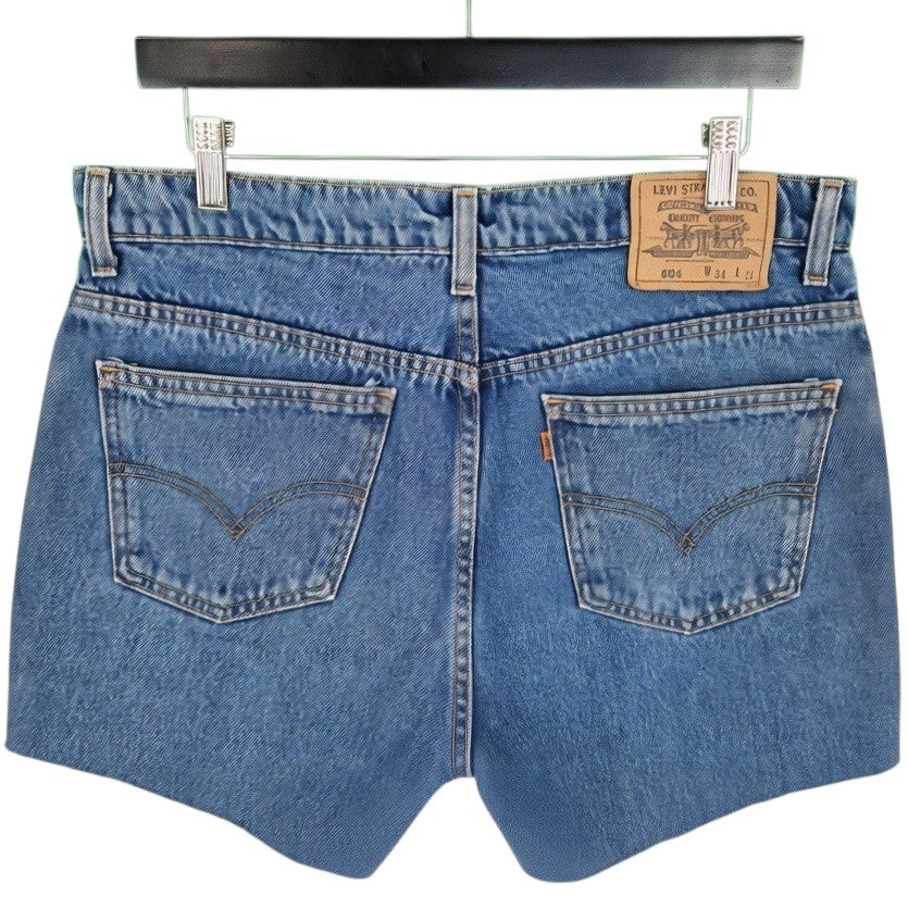 Vintage Levis 604 Jeans 90's Womens Blue Australia Made Denim Shorts W34