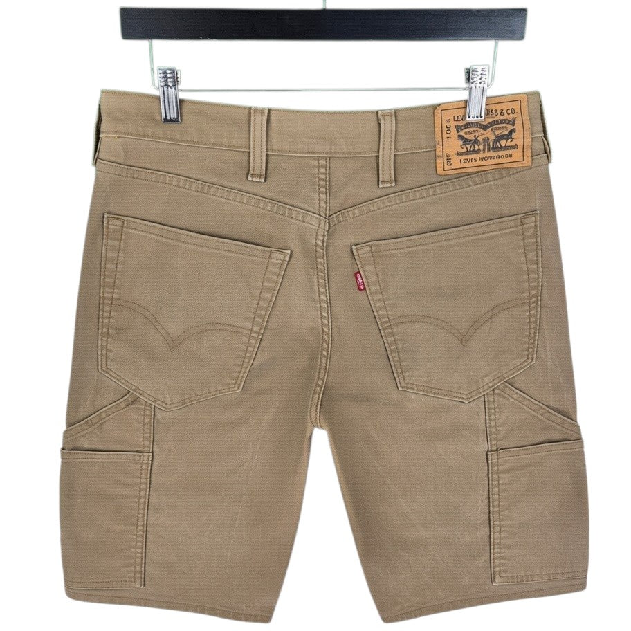 Levis Workwear Jeans Brown Heavy Denim Shorts W30