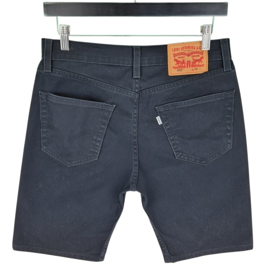 Levis 505 Jeans Black Denim Shorts W30