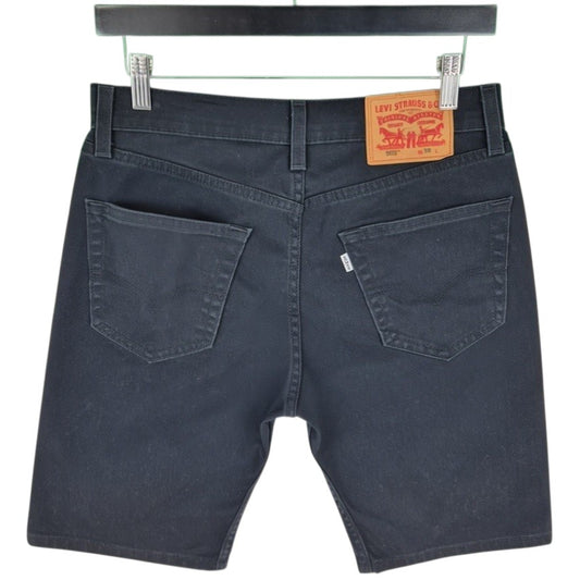 Levis 505 Jeans Black Denim Shorts W30