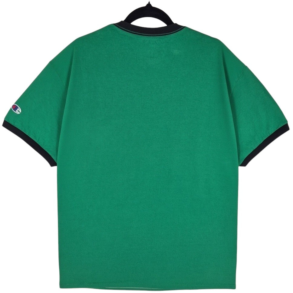 Champion Green Basic Embroidered Tee Shirt Size L