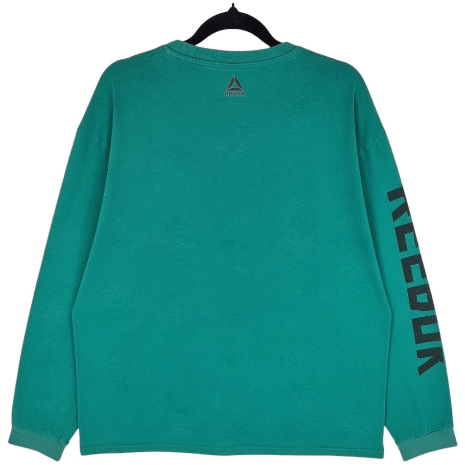 Reebok Green Long Sleeve Tee Shirt Size L