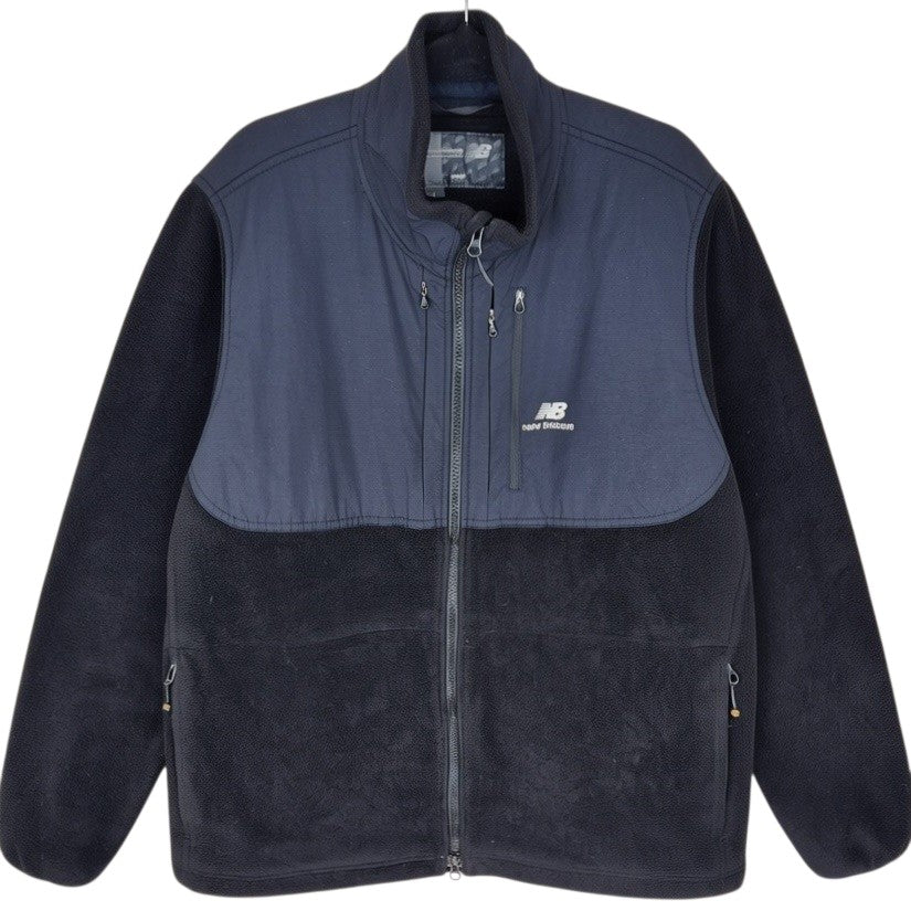 New Balance Black Fleece Zip Jumper Size L