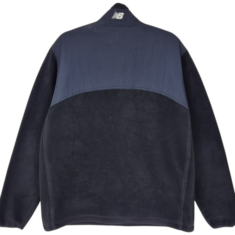 New Balance Black Fleece Zip Jumper Size L
