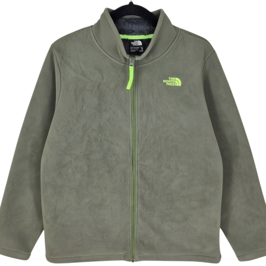The North Face Green Fleece Zip Jumper Size M