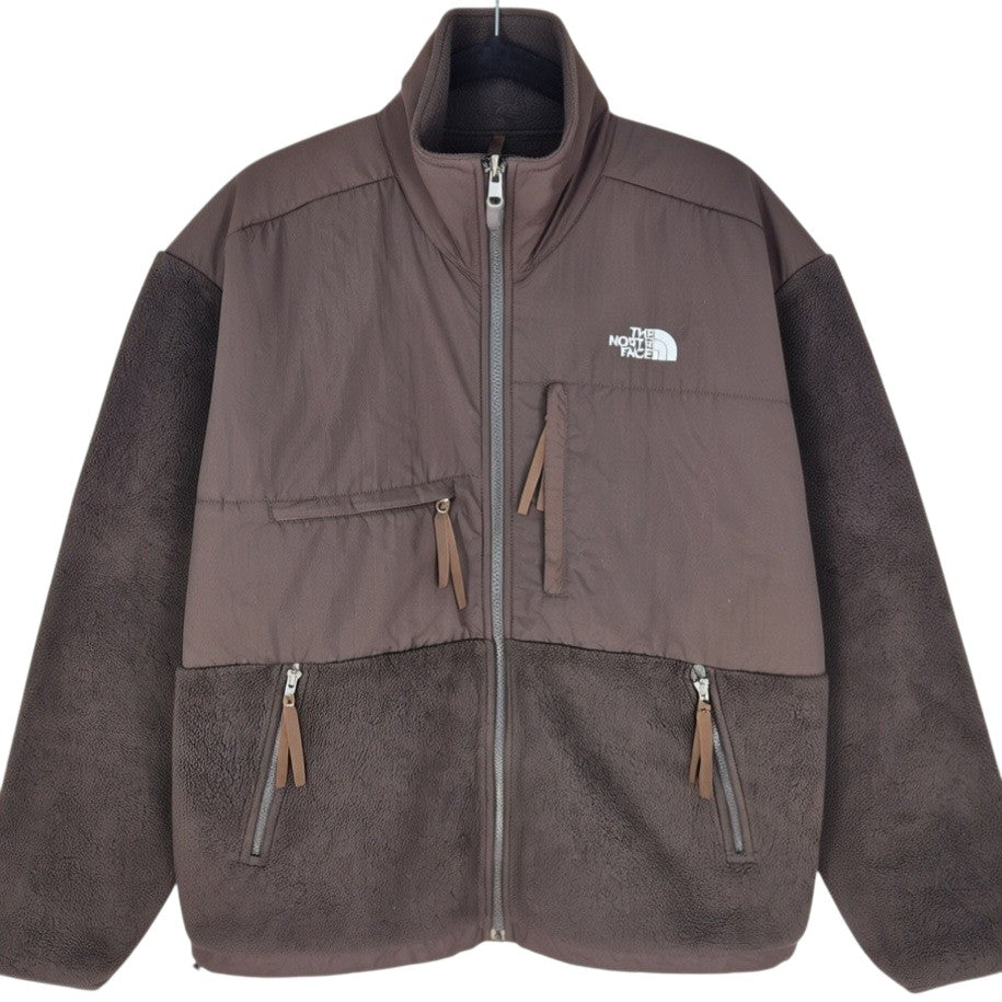 The North Face Brown Fleece Zip Jumper Size XL