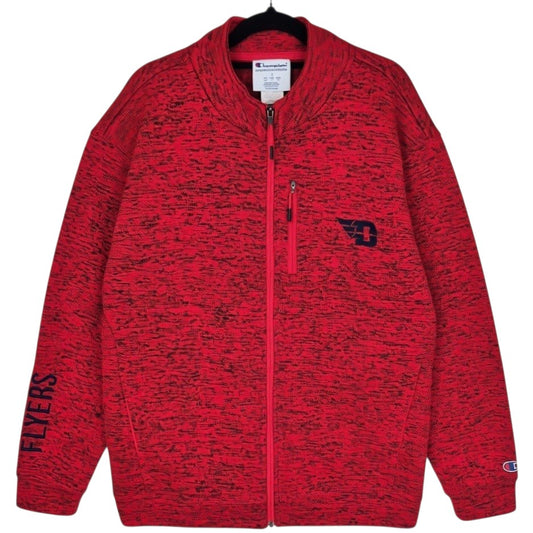 Champion Philadelphia Flyers Red Fleece Zip Jumper Size L