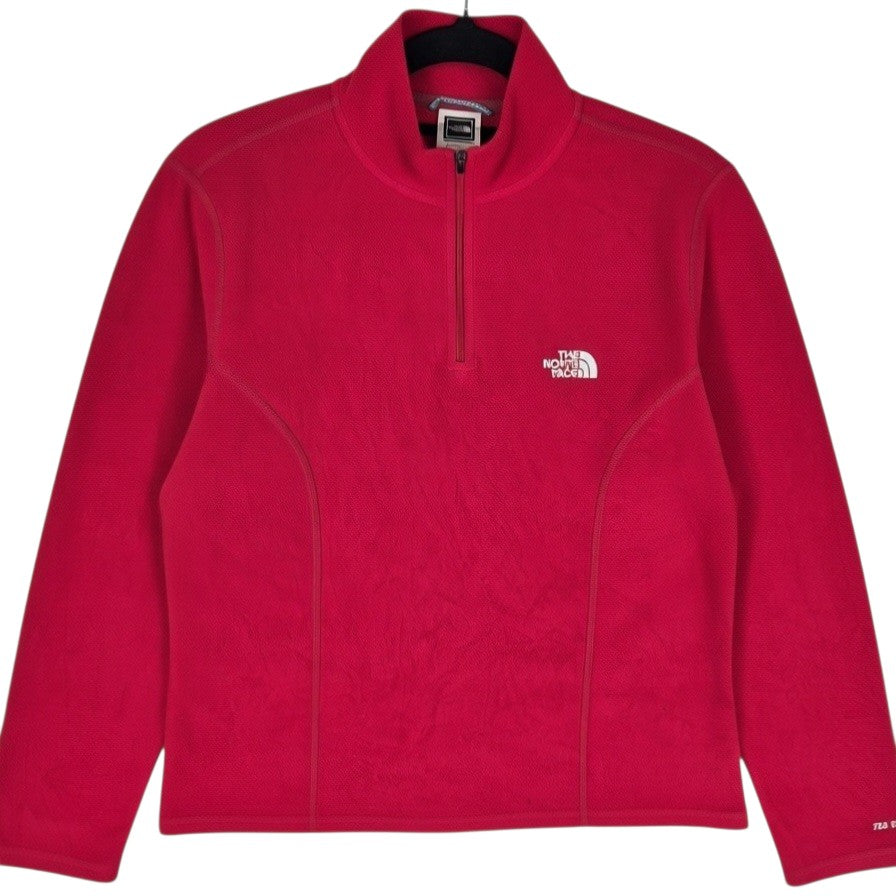The North Face Womens Red Light Quarter Zip Fleece Jumper Size L