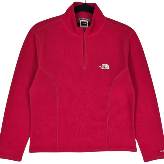 The North Face Womens Red Light Quarter Zip Fleece Jumper Size L