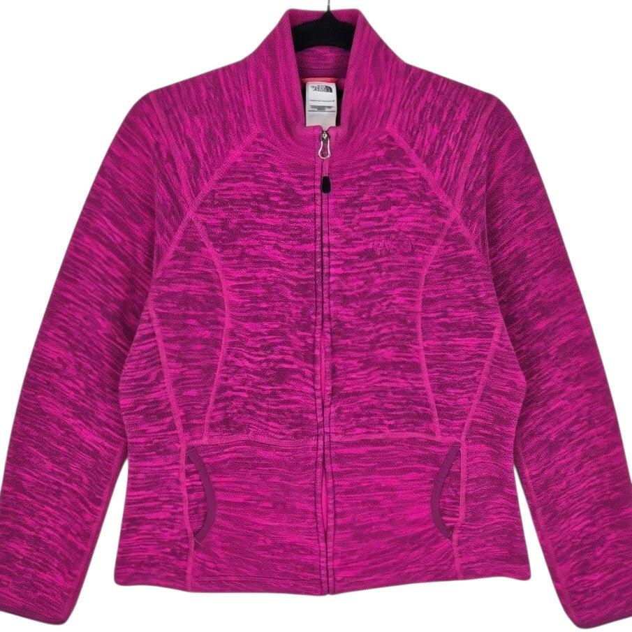 The North Face Womens Magenta Fleece Zip Jumper Size M