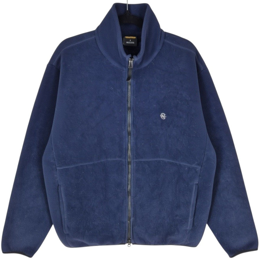 Vintage Nautica Competition 90's Dark Blue Fleece Zip Jumper Size S
