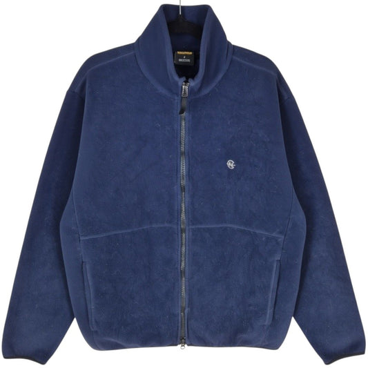 Vintage Nautica Competition 90's Dark Blue Fleece Zip Jumper Size S