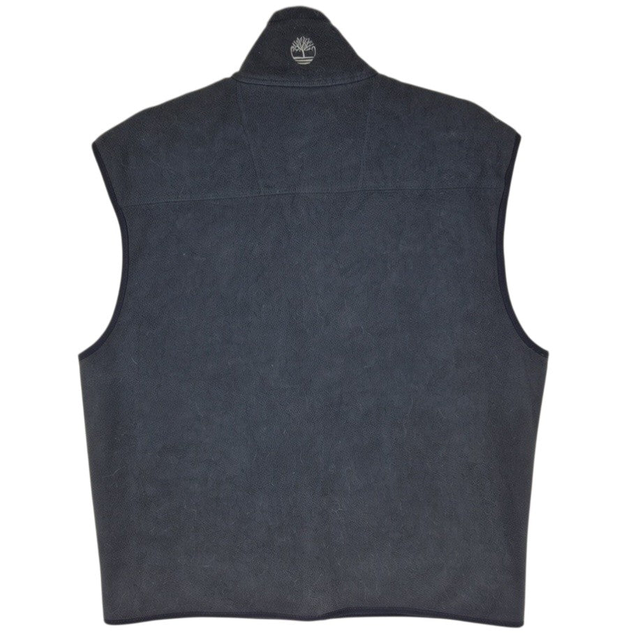 Timberland Black Fleece Vest Size M