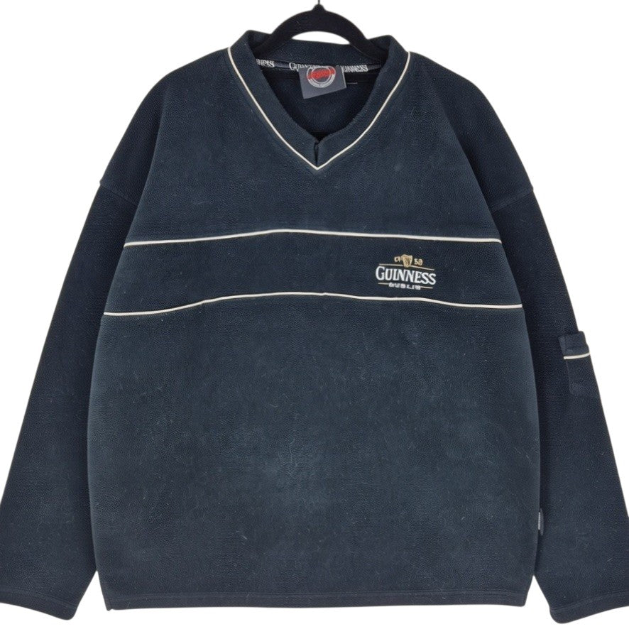 Guinness Dublin Black Fleece Jumper Size L