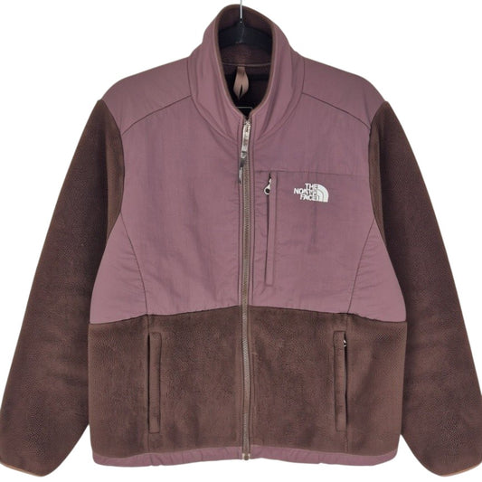 The North Face Womens Brown Fleece Zip Jumper Size M