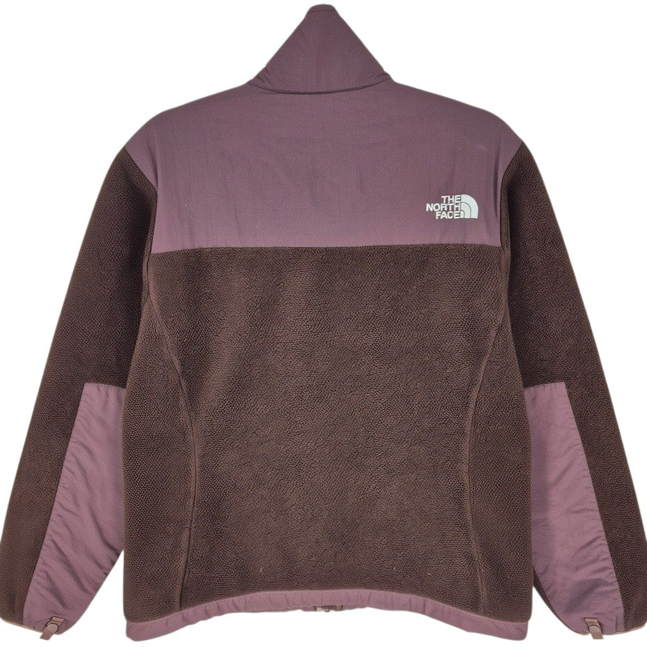 The North Face Womens Brown Fleece Zip Jumper Size M
