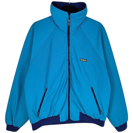Vintage Osh Kosh 80's Aqua Blue Fleece Insualted Nylon Jacket Size M