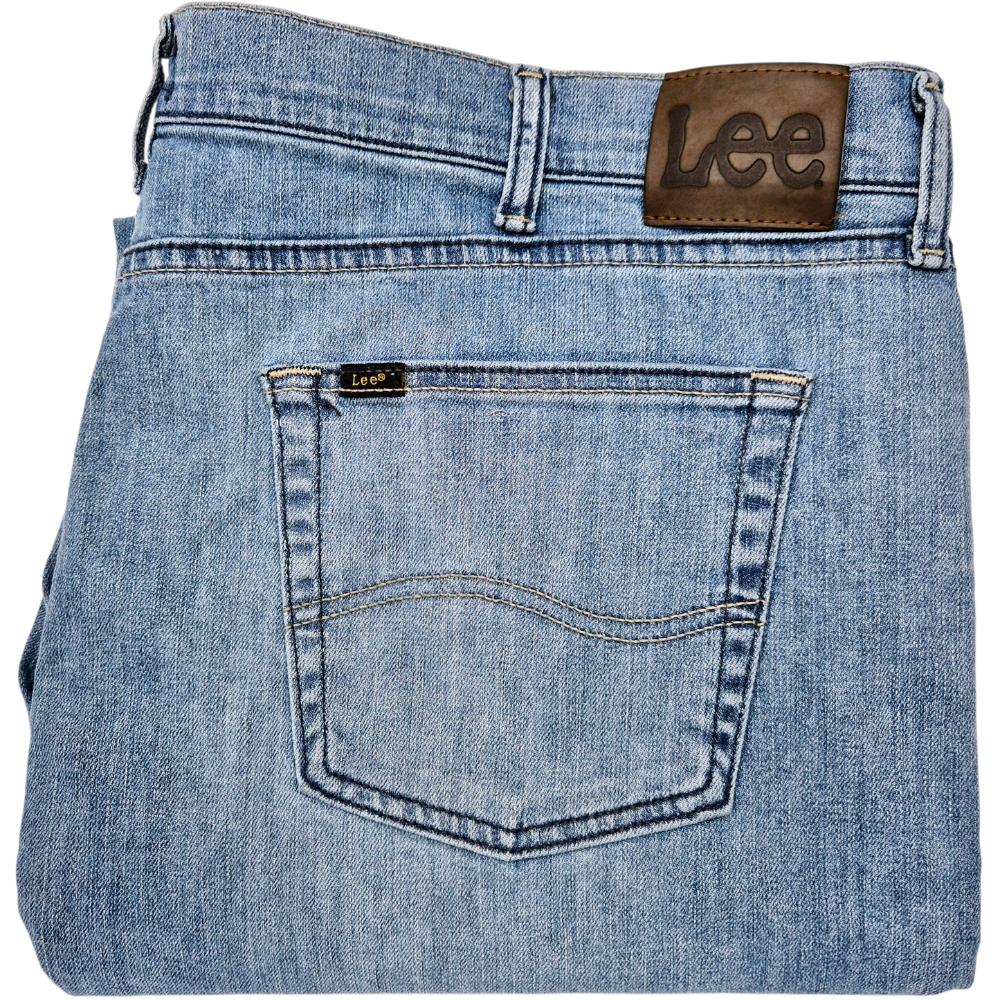 Vintage Lee Jeans Light Blue Regular Fit Stretch Denim W43