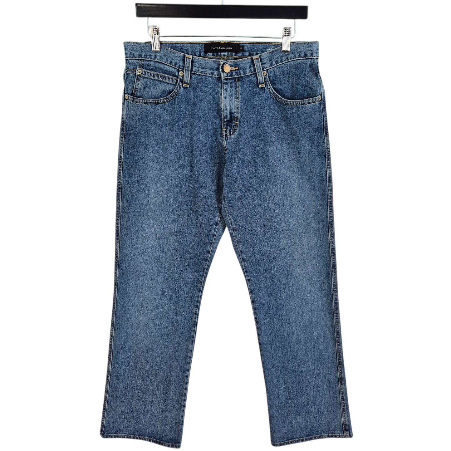 Vintage Calvin Klein Jeans Womens Blue Loose Straight Leg Denim W31