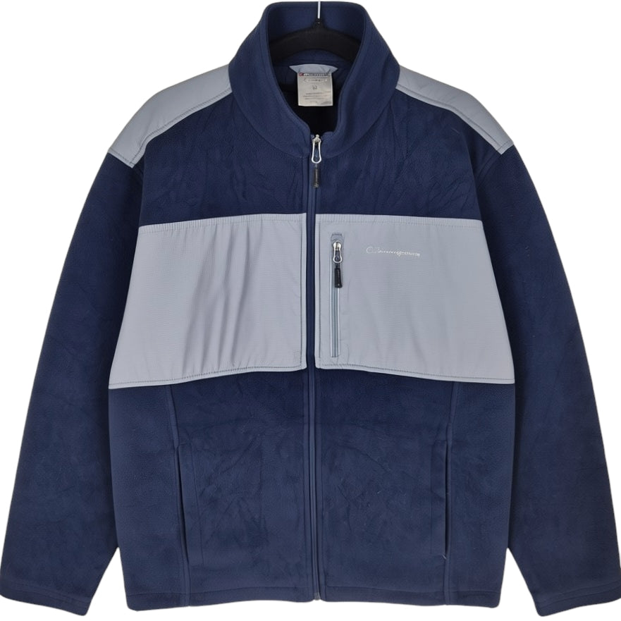Champion Dark Blue Fleece Zip Jumper Size M
