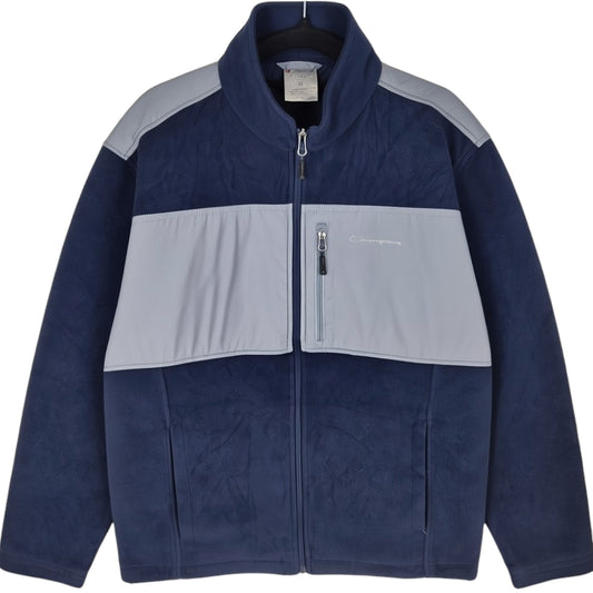 Champion Dark Blue Fleece Zip Jumper Size M