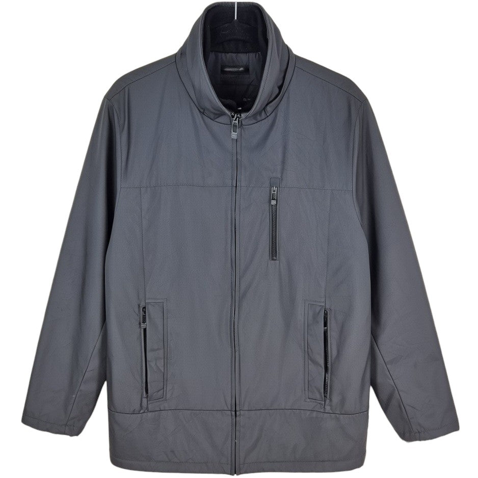 Calvin Klein Grey Quilted Windbreaker Jacket Size M