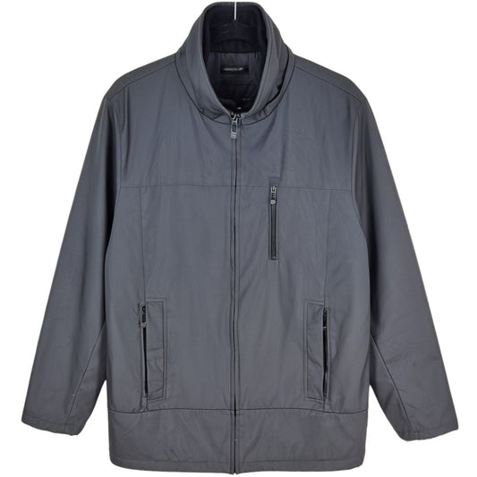 Calvin Klein Grey Quilted Windbreaker Jacket Size M