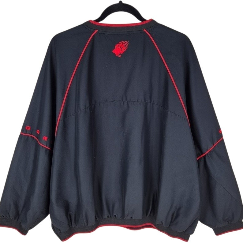 Vintage Wisconsin Badgers 90's Black Embroidered Jacket Size XL