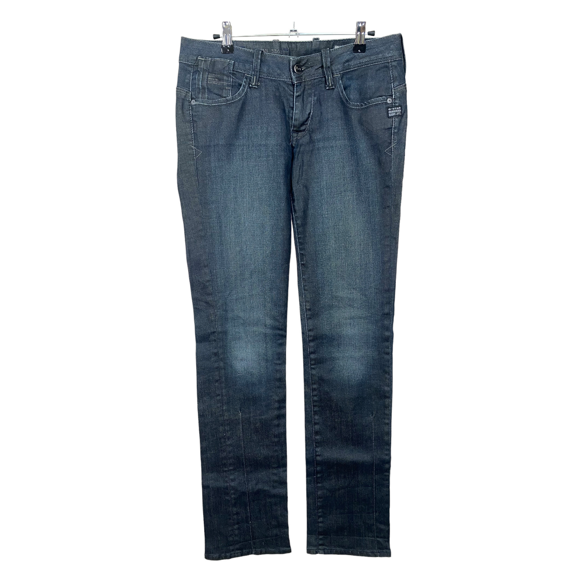 Vintage G-Star Jeans Grey Blue Slim Straight Denim Pant Bottoms W32 55exchange