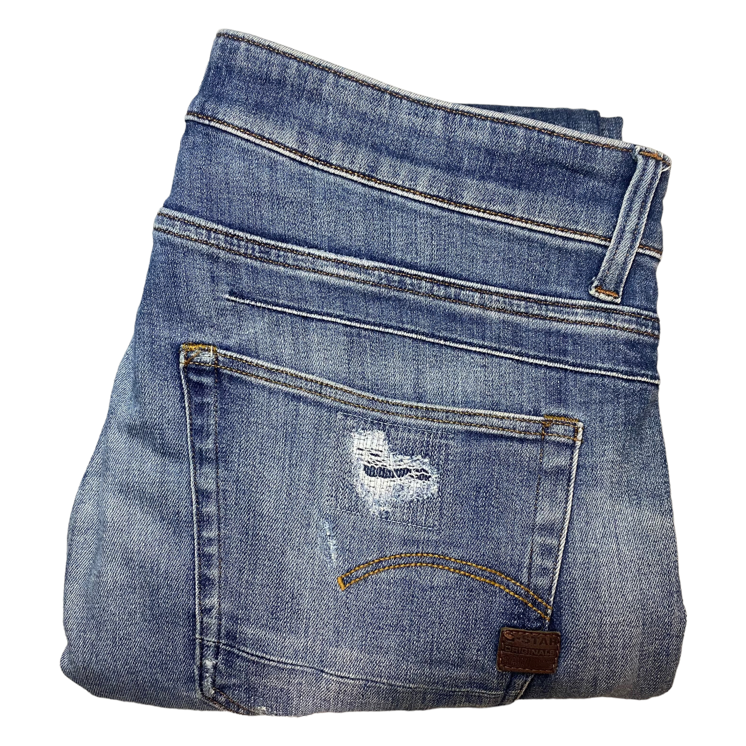G-Star Jeans Light Blue Skinny Denim Pant Bottoms W34 55exchange