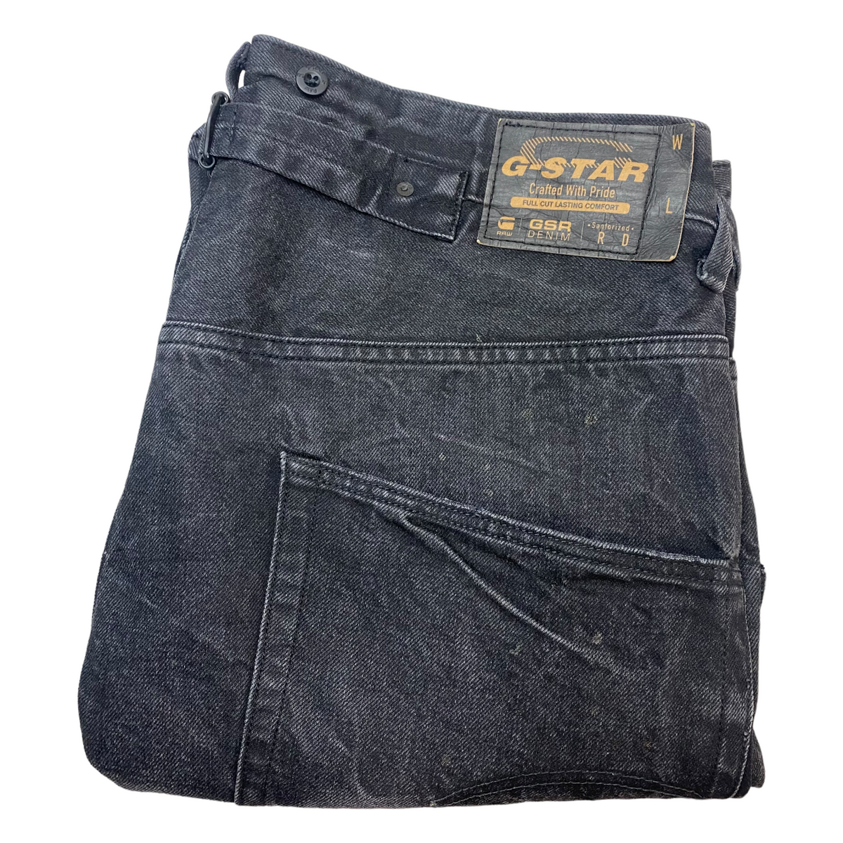 G-Star Jeans Black Slim Straight Denim Pant Bottoms W34 55exchange