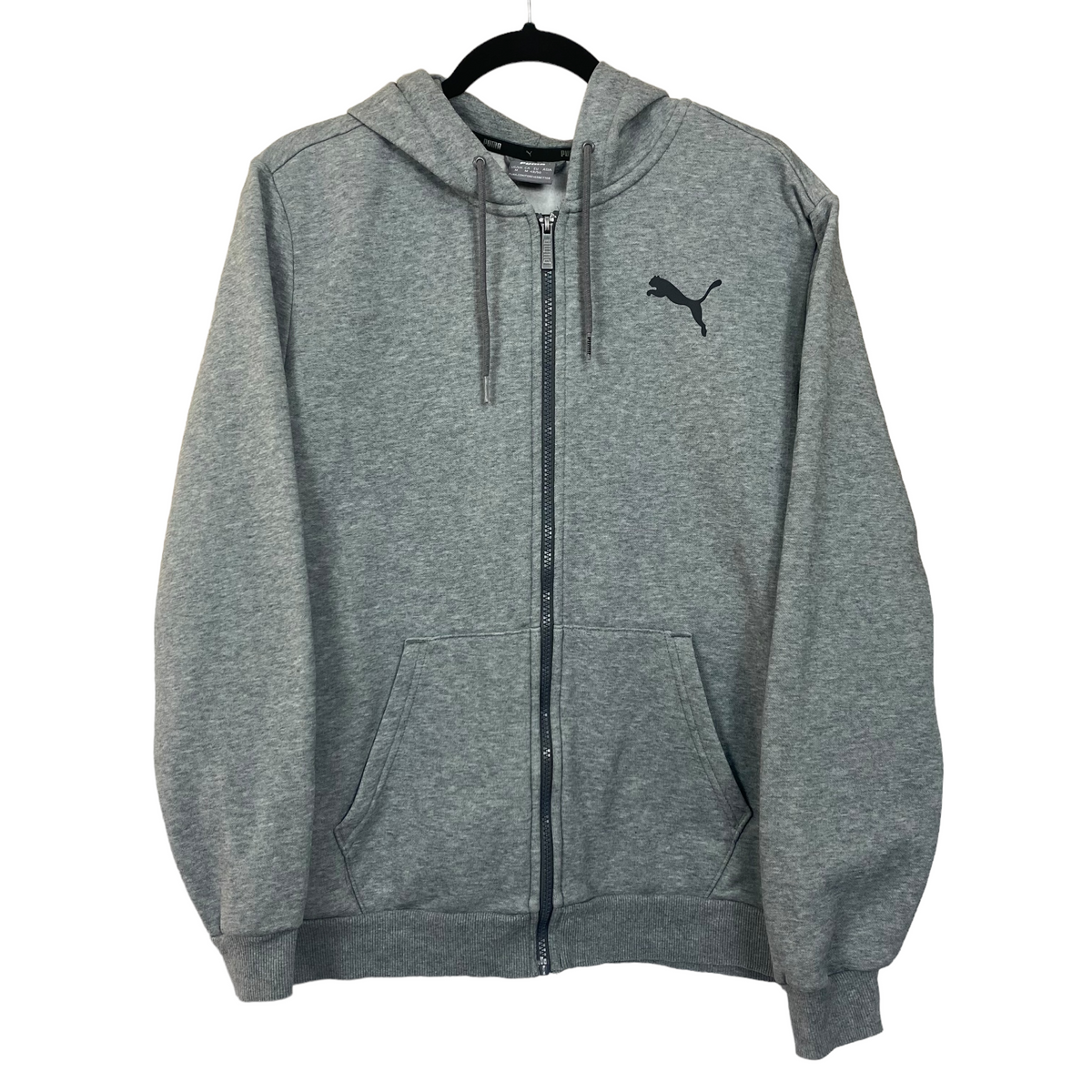 Puma Light Brown Hooded Track Top Jacket Size M
