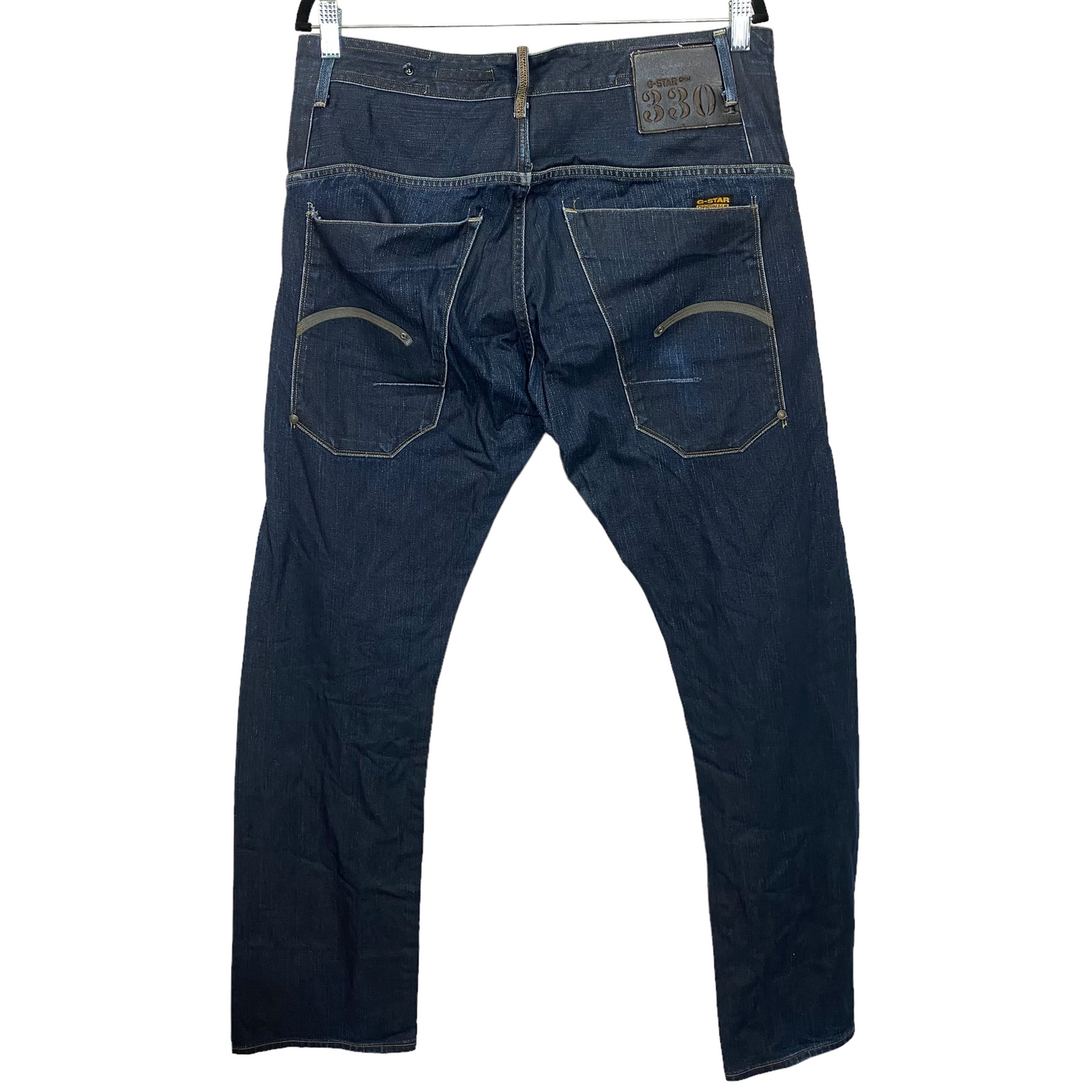 G Star Raw Jeans Dark Blue Regular Straight Denim W35