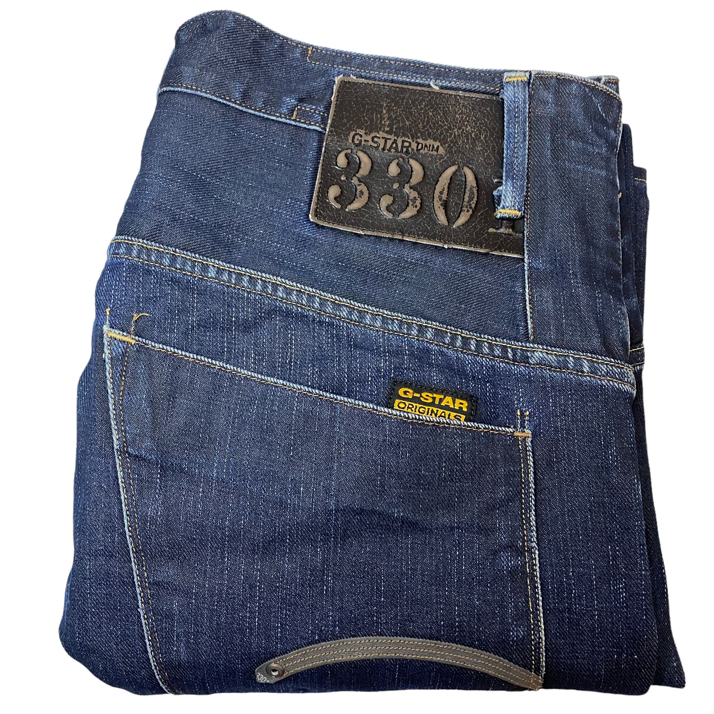 G Star Raw Jeans Dark Blue Regular Straight Denim W35