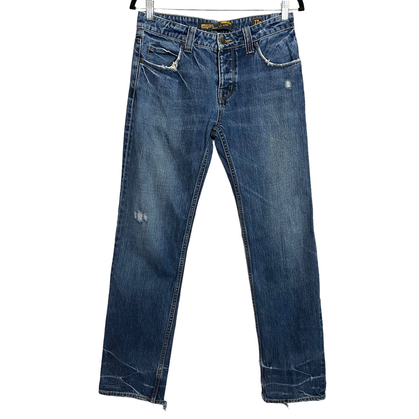 Lee Jeans Blue Slim Straight Denim Pant Bottoms W30