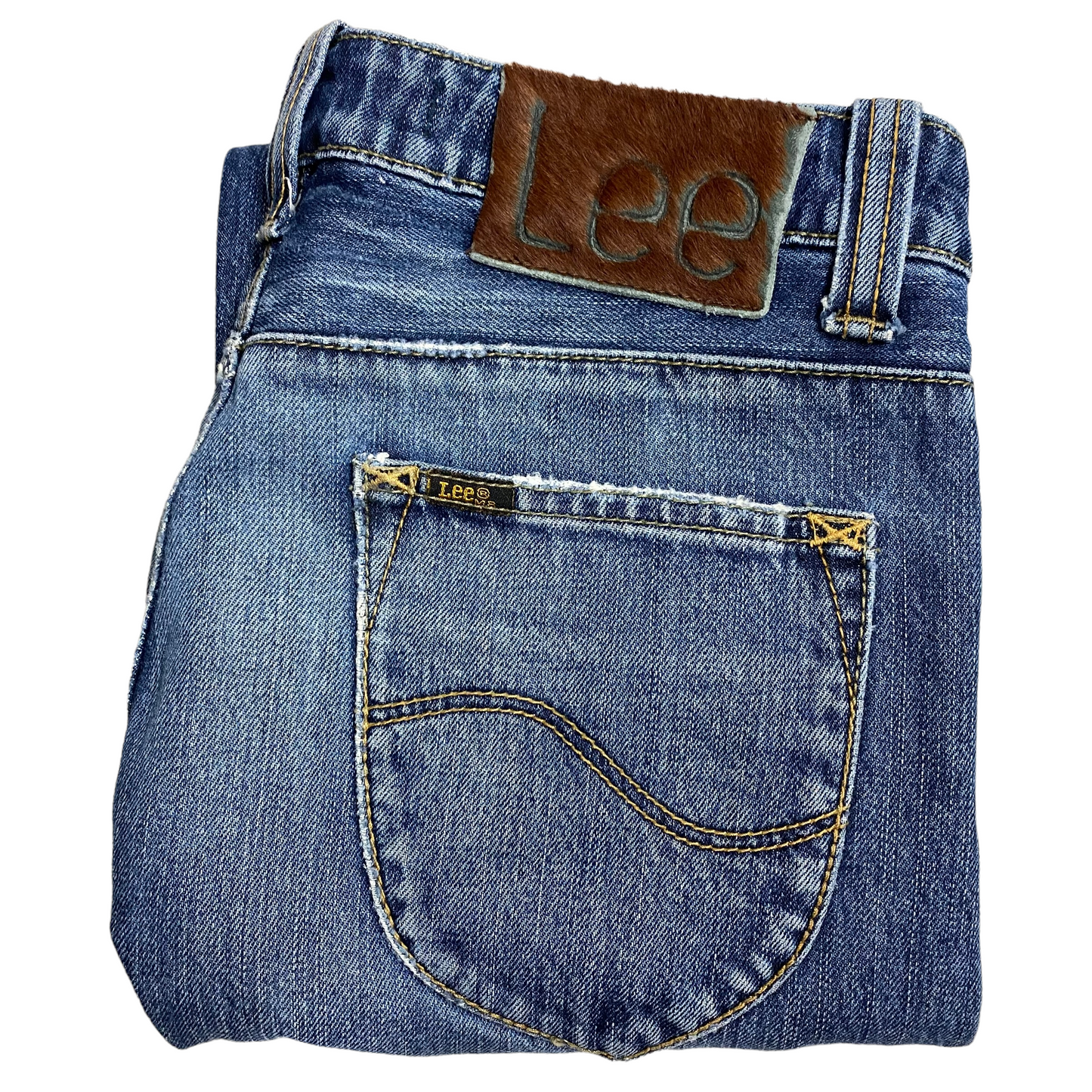 Lee Jeans Blue Slim Straight Denim Pant Bottoms W30